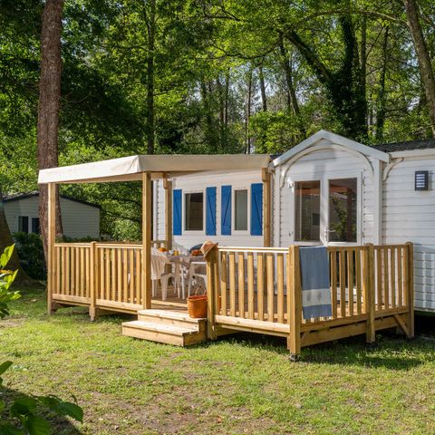 MOBILHOME 6 personnes - Mobil-home | Classic XL | 3 Ch. | 6 Pers. | Terrasse surélevée | 2 SDB