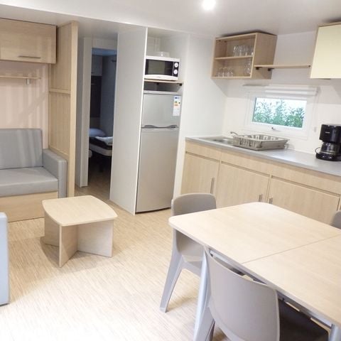 MOBILHOME 6 personas - Mobil-home | Comfort XL | 3 Dormitorios | 6 Pers. | Terraza Elevada | Aire Acondicionado.