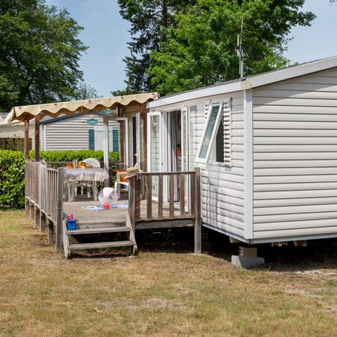 MOBILHOME 6 personnes - Comfort XL | 2 Ch. | 4/6 Pers. | Terrasse surélevée | Clim.