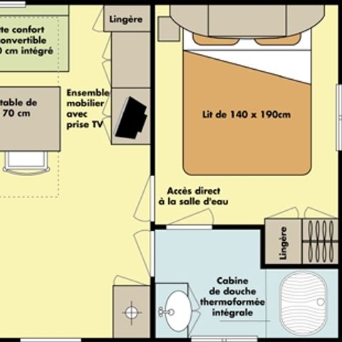 MOBILHEIM 4 Personen - SUPER MERCURE - Blick auf die Landschaft der Haute-Saônoise