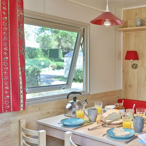 UNIEKE ACCOMMODATIE 4 personen - 4-persoons caravan (voetgangersgebied)