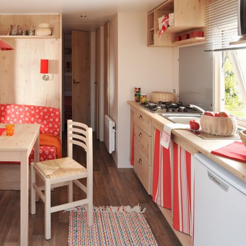 UNIEKE ACCOMMODATIE 4 personen - 4-persoons caravan (voetgangersgebied)