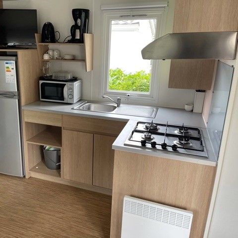 MOBILHOME 6 personnes - Confort 28m² - 3 chambres - Petite terrasse