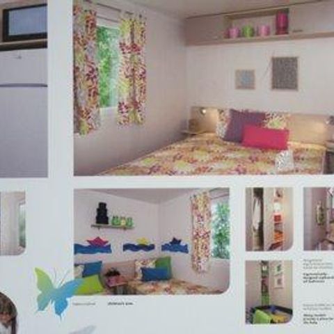 MOBILHEIM 6 Personen - 3 Schlafzimmer, 32m² + Klimaanlage