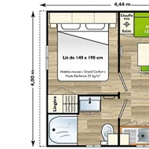 MOBILE HOME 2 people - 2 people