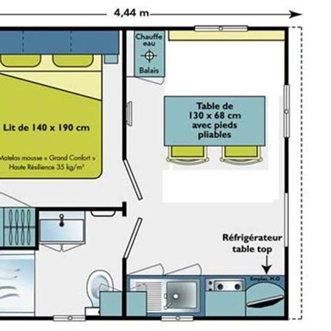 MOBILE HOME 2 people - 2 people