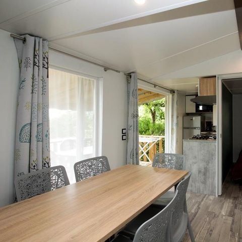 MOBILE HOME 6 people - Saint Cirq Lapopie - 3 bedrooms - Covered terrace