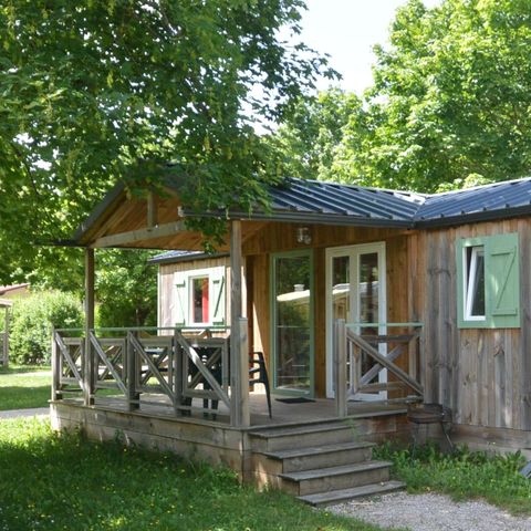 CHALET 5 personnes - Cabane du jura 5 places (2 chambres) Gamme PREMIUM climatisé