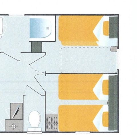 MOBILHOME 6 personnes - 3 chambres Gamme CLASSIC