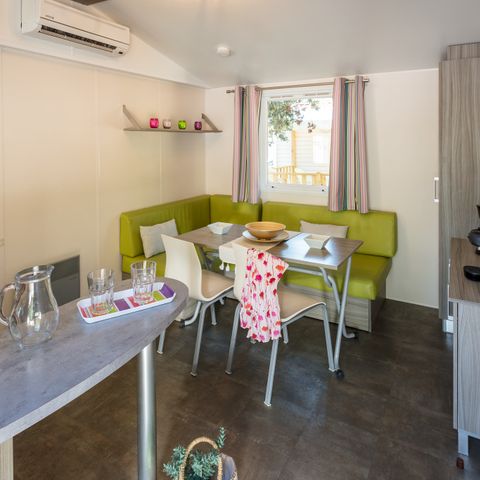 MOBILHOME 6 personnes - Classic | 2 Ch. | 4/6 Pers. | Terrasse surélevée | Clim.