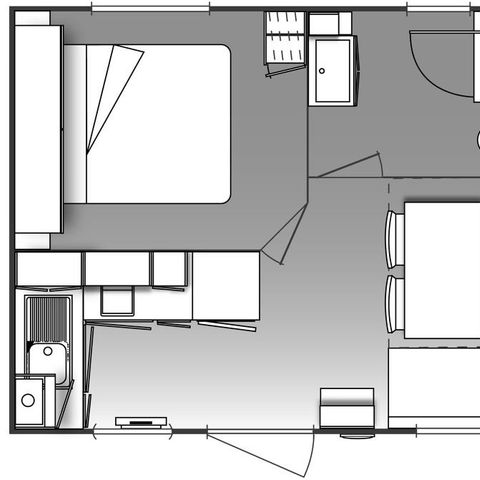 MOBILHEIM 2 Personen - Mobilheim CONFORT