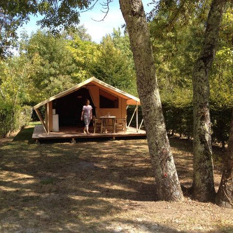 TENTE TOILE ET BOIS 4 personnes - CABANON