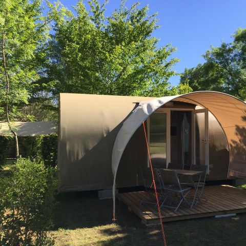 BUNGALOW DE LONA 4 personas - COCO DULCE, sin instalaciones sanitarias