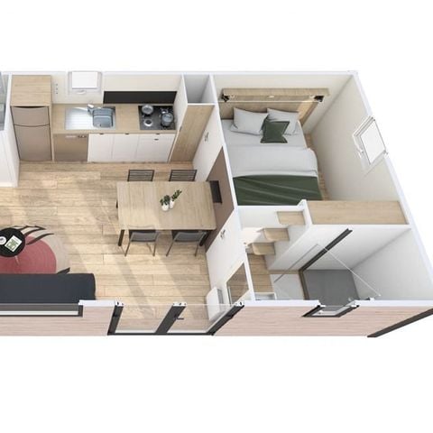 MOBILHOME 6 personas - Mobil home Eden LAYON (2bed,4 pers)