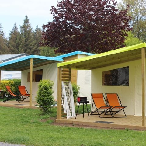 TENDA IN TELA E LEGNO 4 persone - Funflower Standard 20m² 2 camere senza bagno