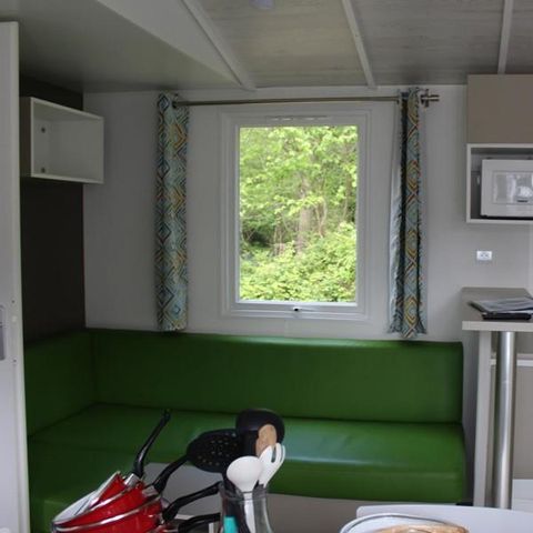 Stacaravan 6 personen - Comfort 33m² met overdekt terras 3 slaapkamers +TV