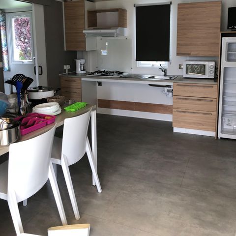 MOBILHOME 4 personas - Confort 27m² PMR 2 habitaciones con terraza + TV