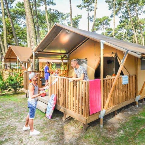 CANVAS AND WOOD TENT 8 people - ECOLUXE - 3 bedrooms