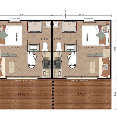 Chalet 2 personen - Kleine schooljongen 2024