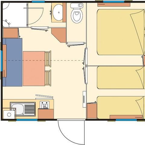 MOBILHOME 4 personas - Estándar