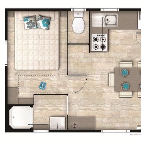 MOBILHOME 6 personas - Modulo 30m² (30m²)