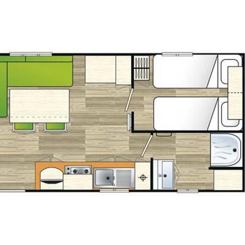 MOBILHEIM 4 Personen - TITANIA