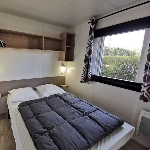 STACARAVAN 6 personen - Stacaravan Tranquillou - 3 slaapkamers + Overdekt terras - 34 m² - Frankrijk