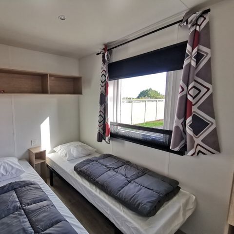 STACARAVAN 6 personen - Stacaravan Tranquillou - 3 slaapkamers + Overdekt terras - 34 m² - Frankrijk