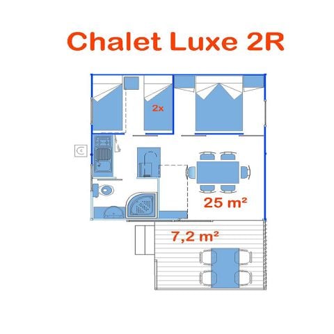 CHALET 6 personas - Chalet Boabab