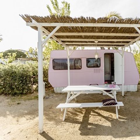 CARAVAN 4 people - Rosa Plumas, without sanitary facilities