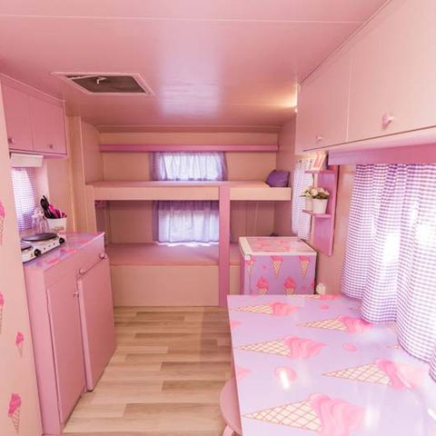 CARAVAN 4 people - Rosa Capricho, without sanitary facilities