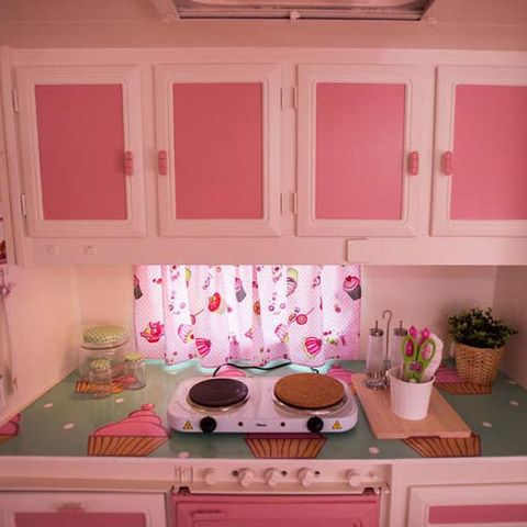 CARAVAN 4 people - ROSE CUPCAKE, without sanitary facilities