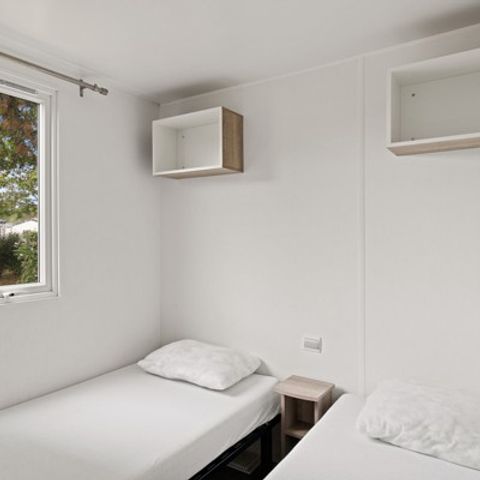 Stacaravan 4 personen - Mobile-home | Comfort | 2 Slaapkamers | 4 Pers. | Single terras | Air-con.