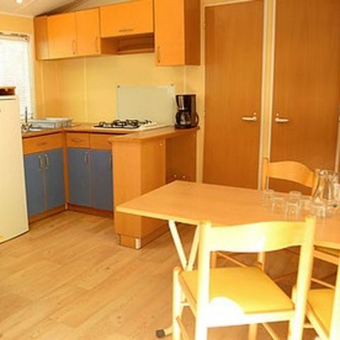 Stacaravan 6 personen - 2 slaapkamers