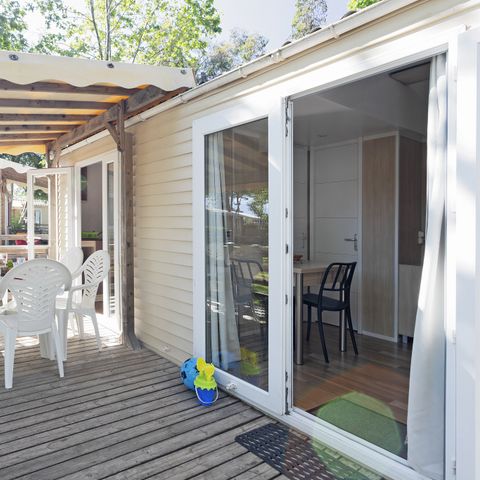 MOBILHOME 6 personnes - Mobil-home | Classic XL | 3 Ch. | 6 Pers. | Terrasse surélevée | Clim.