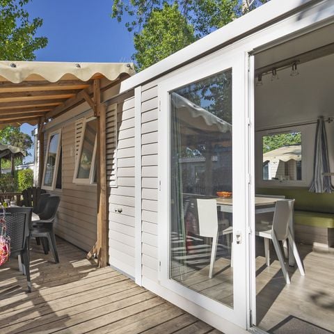 MOBILHOME 6 personnes - Mobil-home | Comfort XL | 3 Ch. | 6 Pers. | Terrasse Couverte | Clim.