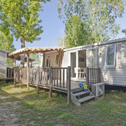 MOBILHOME 6 personnes - Mobil-home | Comfort XL | 3 Ch. | 6 Pers. | Terrasse Couverte | Clim.