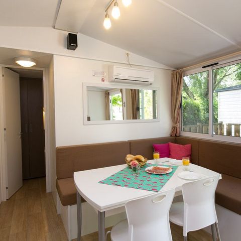 MOBILHOME 6 personnes - Classic | 3 Ch. | 4/6 Pers. | Terrasse Couverte | Clim.