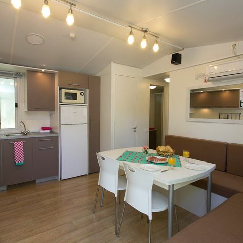 MOBILHOME 6 personnes - Classic | 3 Ch. | 4/6 Pers. | Terrasse Couverte | Clim.