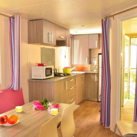 MOBILHOME 6 personnes - CONFORT TERRASSE COUVERTE 29M² dim/dim