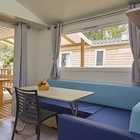 MOBILHOME 4 personnes -  Comfort | 2 Ch. | 4 Pers. | Terrasse surélevée | Clim.