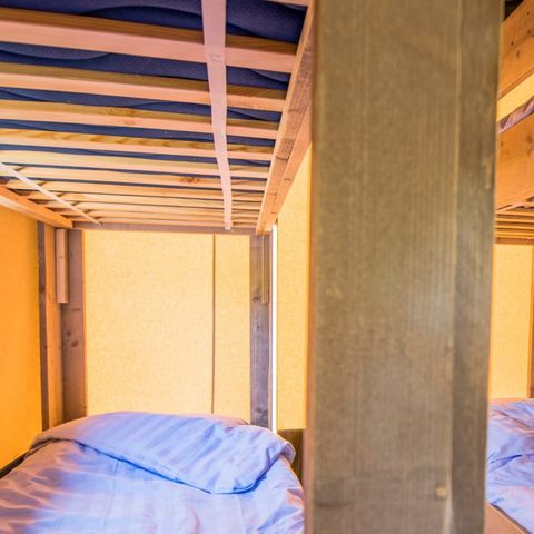 TENTE TOILE ET BOIS 6 personnes - Tente glamping Larzac