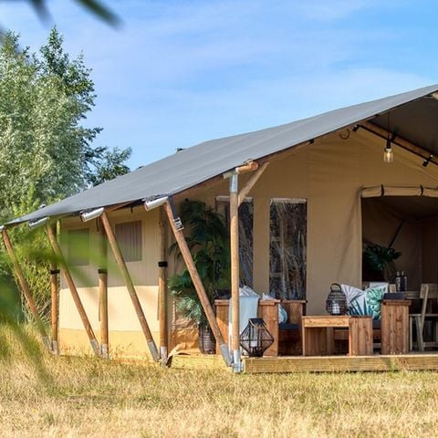 CANVAS AND WOOD TENT 5 people - Safari tent Begon