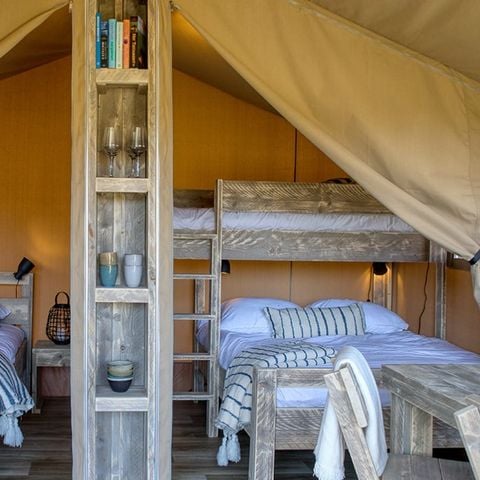 CANVAS AND WOOD TENT 5 people - Safari tent Begon