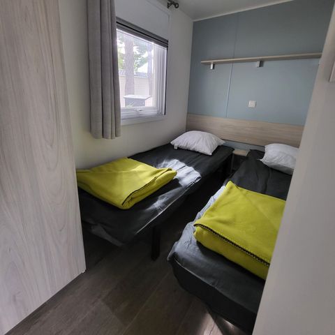 MOBILHEIM 6 Personen - Mobilheim 019 (3 Schlafzimmer, 1 Badezimmer) - Klimaanlage - Überdachte Terrasse