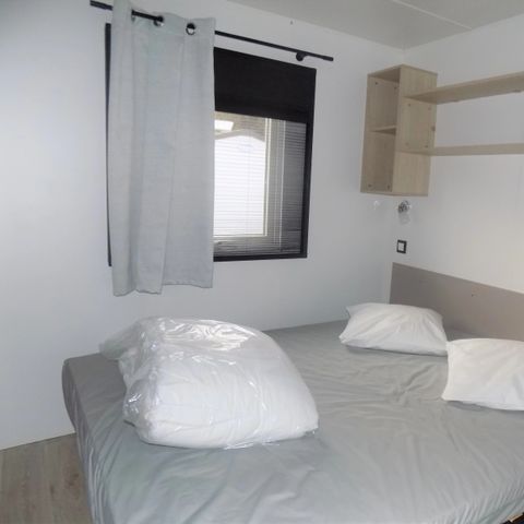 MOBILHEIM 6 Personen - Mobilheim 023 (3 Schlafzimmer, 1 Badezimmer) - Klimaanlage - Überdachte Terrasse