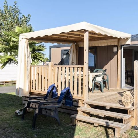 Stacaravan 6 personen - Cottage 4 kamers 6 personen Airconditioning + TV