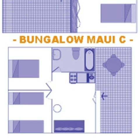 BUNGALOW 4 personas - Maui Premium