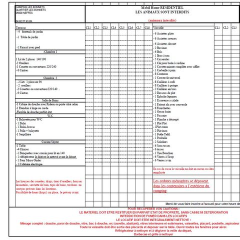 MOBILHOME 4 personas - Residencial