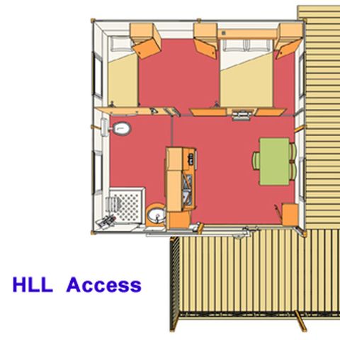 CHALET 3 personas - ACCESO PMR